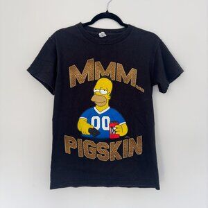 2004 HOMER SIMPSON FOOTBALL T-SHIRT